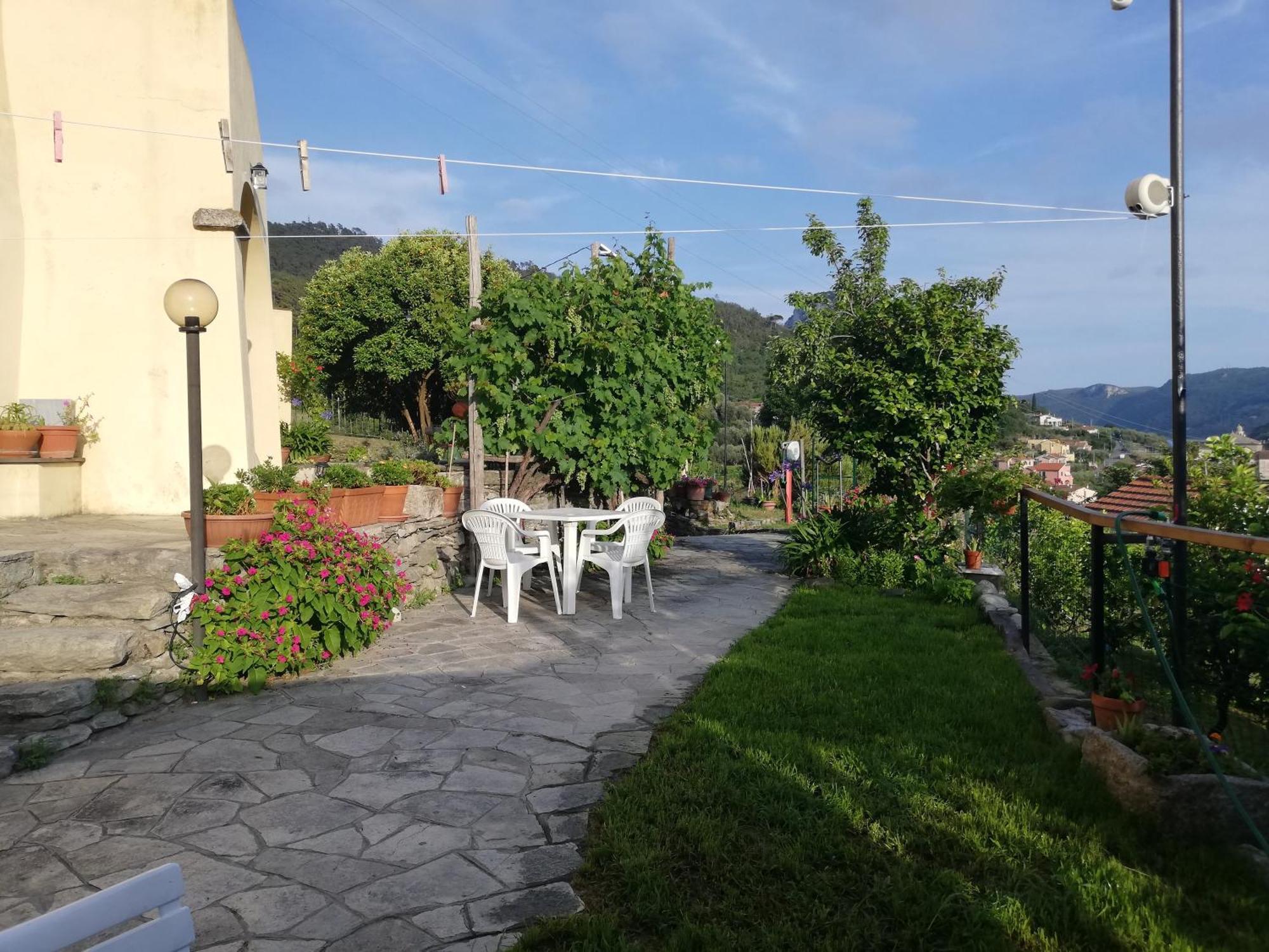 A Ca' Du Risso - Appartamento - Sea & Outdoor For Families, Bikers And Climbers Calice Ligure Luaran gambar